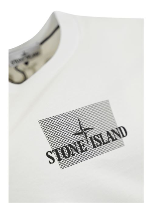 T-shirt oversize 2100016 in cotone white STONE ISLAND | 2100016S0093V0001